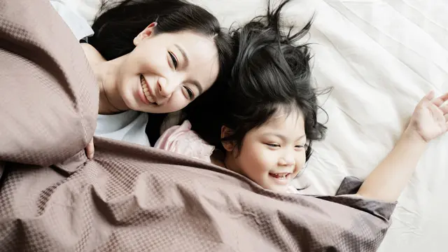 Ilustrasi anak merasa tenang