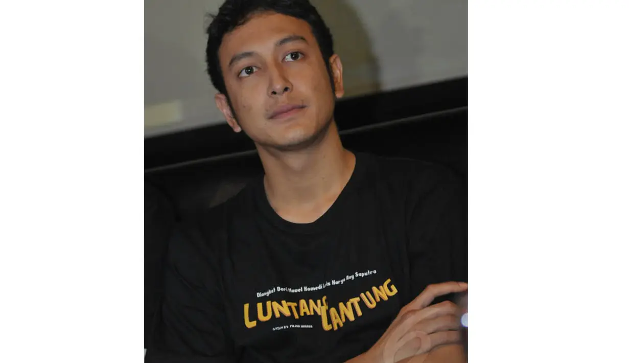 Aktor berusia 25 tahun itu bermain di film komedi dan beradu akting dengan para komedian jebolan ajang pencarian bakat. (Liputan6.com/Panji Diksana)
