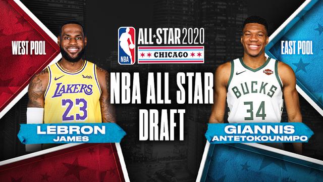Live Streaming Draft NBA All-Star 2020 Gratis di Vidio