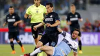 Diwarnai Kartu Merah, Inter vs Lazio Berbagi Gol di 45 Pertama
