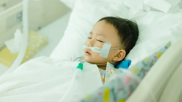 anak menjalani perawatan