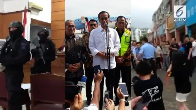 Video hit hari ini datang dari rekaman dentuman keras saat sidang Aman Abdurrahman digelar, wanita menggigit lidah kekasihnya hingga ditembak, terakhir ada rekaman bandara Kertajati yang siap beroperasi.