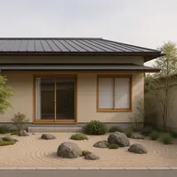 7 Desain Rumah Minimalis Gaya Jepang Modern 1 Lantai yang Simpel, Estetik dan Menenangkan (sumber:AI)