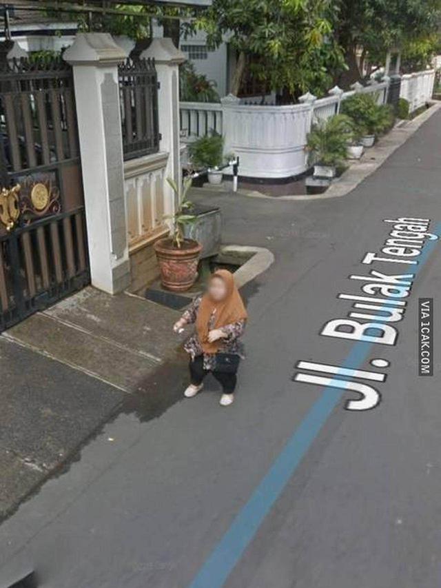 Kumpulan Potret Kocak yang Tertangkap Kamera Google Maps