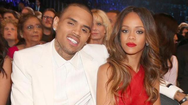 Chris Brown dan Rihanna (AFP/Christopher Polk)
