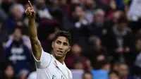 Bek Achraf Hakimi baru tampil dalam 16 pertandingan Real Madrid di berbagai ajang pada musim ini. (AFP/Pierre-Philippe Marcou)