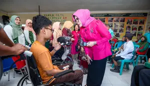 Lewat ATENSI Kemensos, Penyandang Disabilitas Psikososial Hasilkan Karya