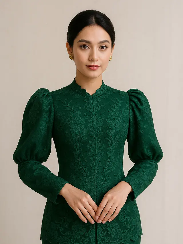 Model Kebaya Lengan Puff