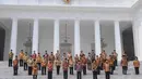 Usai dilantik pada 20 Oktober 2014, Presiden Jokowi mengumumkan susunan kabinetnya yang diberi nama Kabinet Kerja dan dilantik pada 27 Oktober. (Liputan6.com/Herman Zakharia)