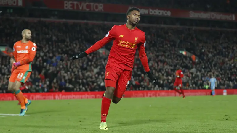 Daniel Sturridge, penyerang Liverpool yang tengah dikaitkan dengan AC Milan