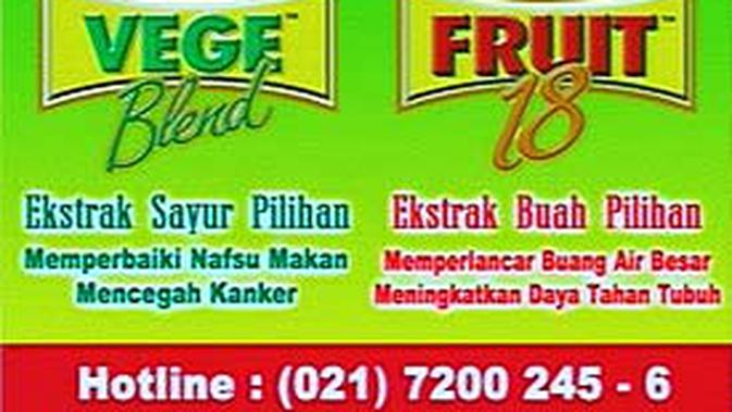 Stamina Prima Dengan Vegeblend Dan Fruit 18 News Liputan6 Com