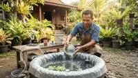 Cara Membuat Kolam Mini dari Ban Bekas, 7 Langkah Mudah Wujudkan Taman Estetik dan Ramah Lingkungan