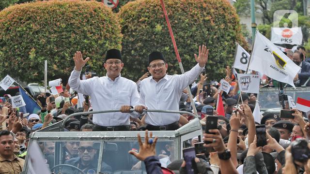 Anies Baswedan dan Muhaimin Iskandar alias Cak Imin
