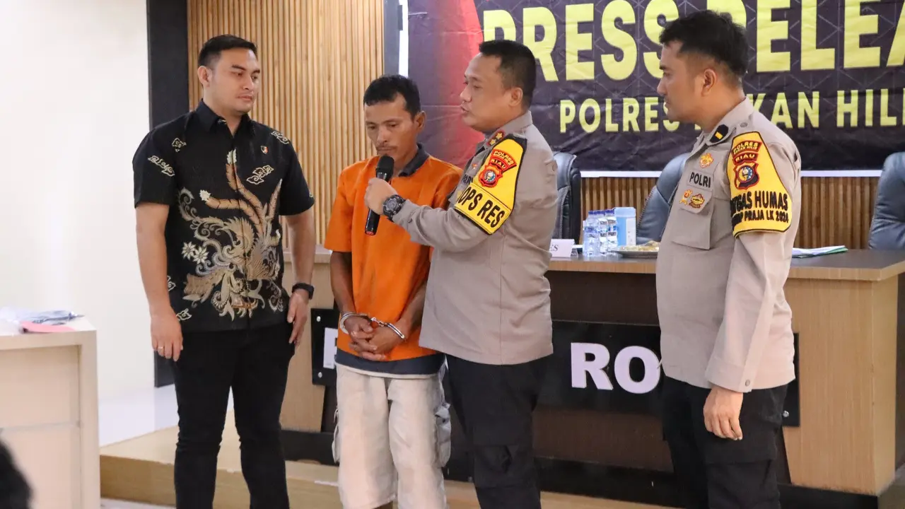 Tersangka kebakaran lahan yang awalnya berniat mengusir hama babi.