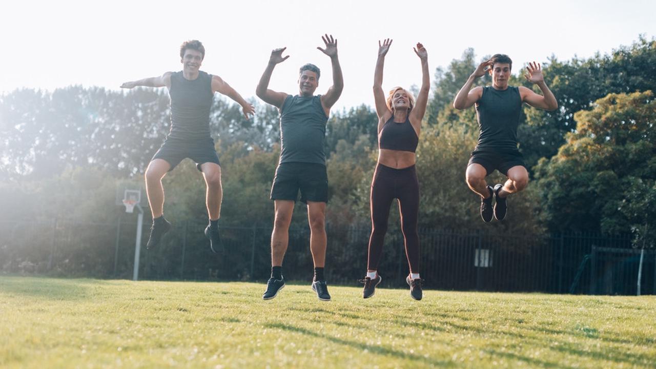 Ilustrasi olahraga besama