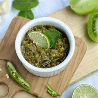 Ilustrasi sambal ijo/copyright shutterstock.com/Kristanti