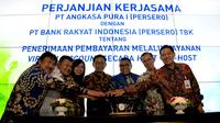Angkasa Pura I dan Bank BRI tanda tangani kerja sama layanan virtual account.