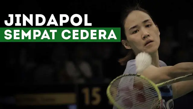 Tunggal putri Thailand, Nitchaon Jindapol mengalami cedera pada laga semifinal Indonesia Open 2017.