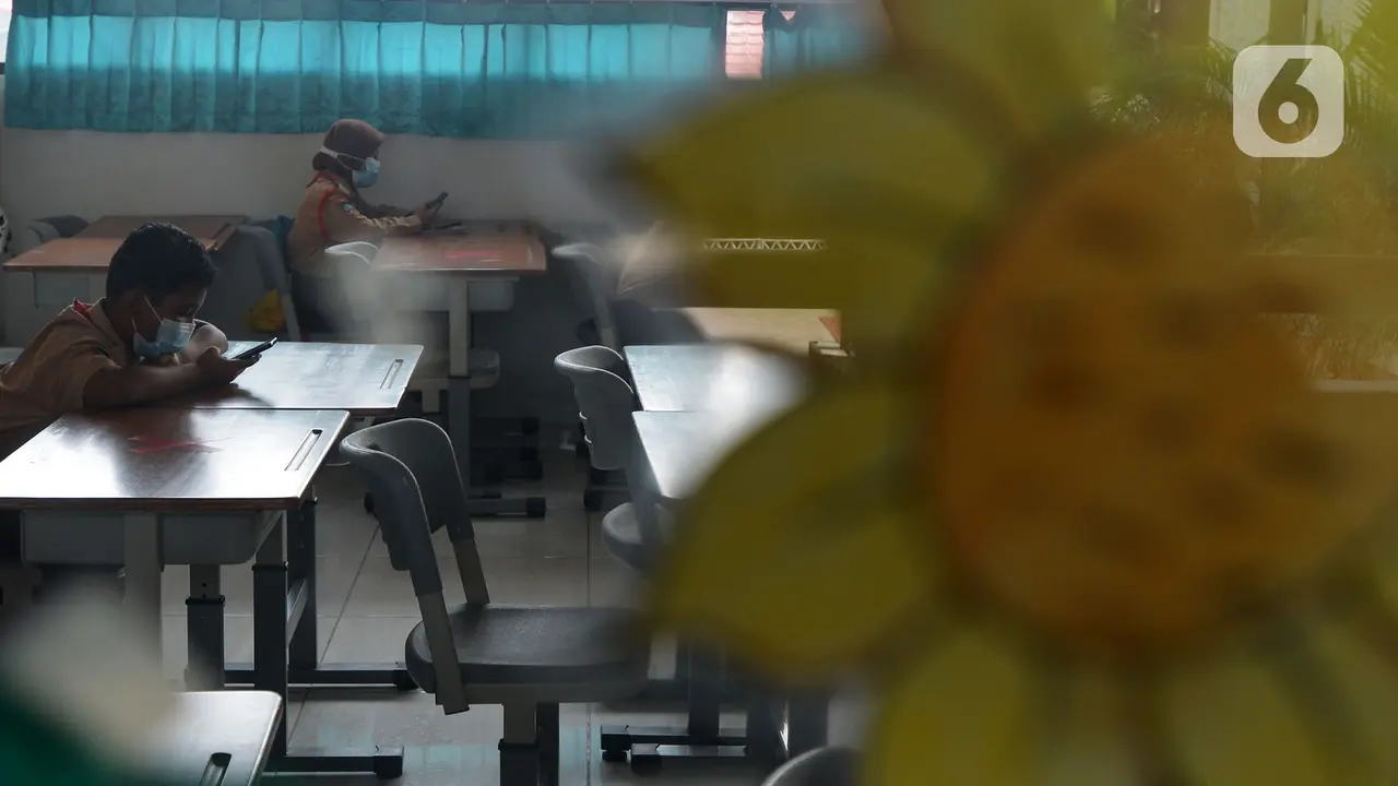 FOTO: Mengintip Pelaksanaan Uji Coba Pembelajaran Tatap Muka