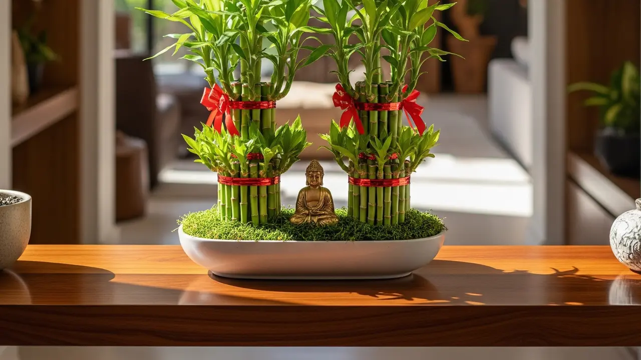 Penempatan Bambu Air Feng Shui di Rumah (Gemini AI)