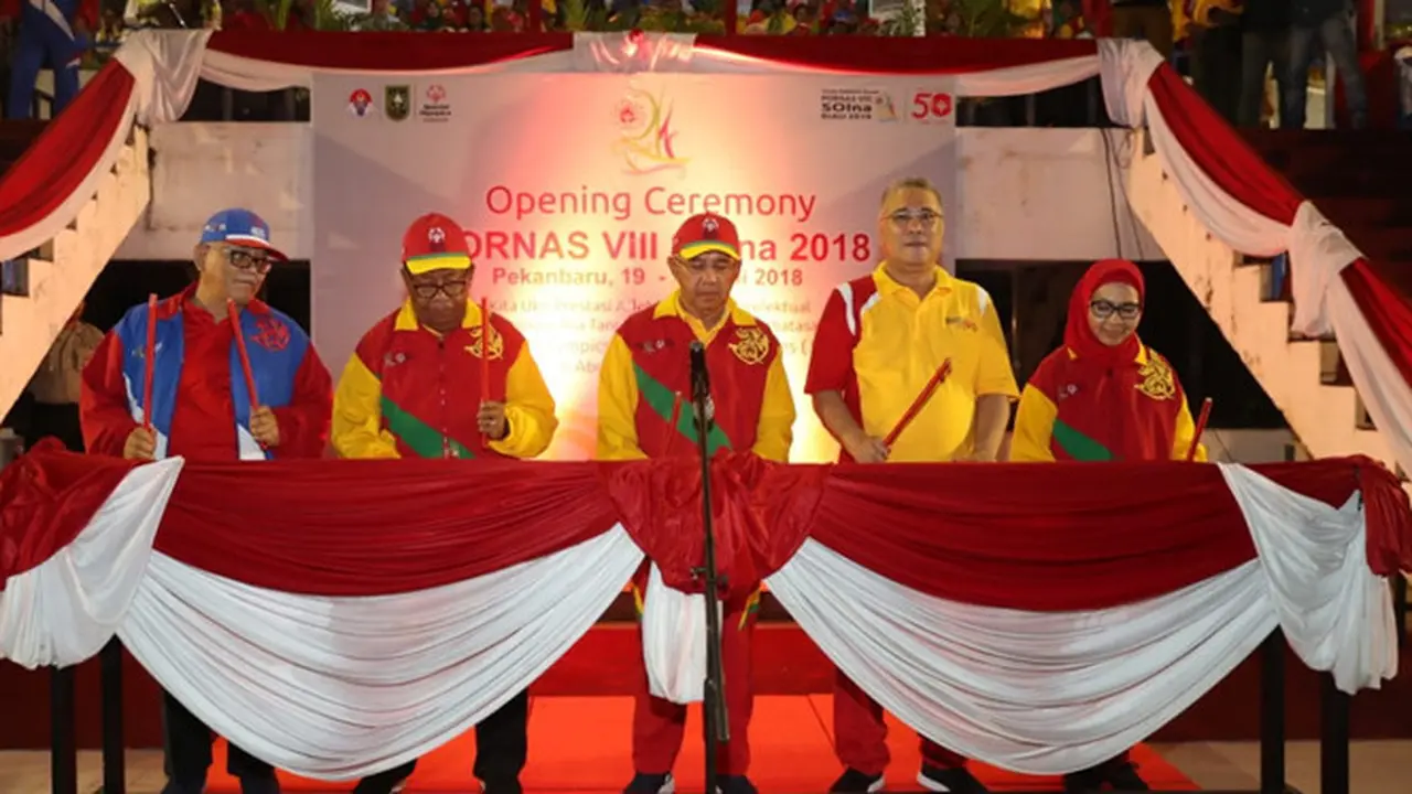 Pekan Olahraga Nasional VIII di Riau Jadi Momen Promosi Asian Games dan Asian Para Games 2018