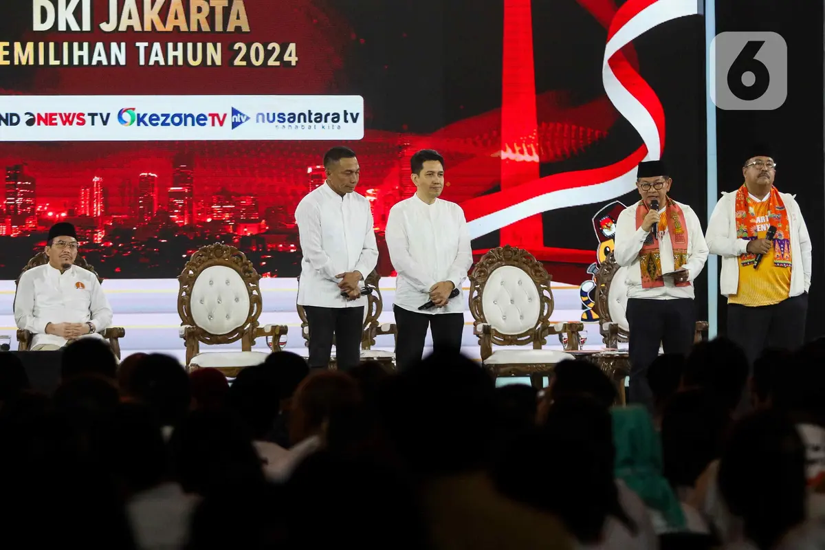 Sesi Tanya Jawab Warnai Debat Perdana Calon Gubernur dan Calon Wakil Gubernur DKI Jakarta pada Pilkada 2024
