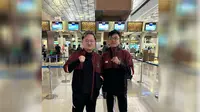 Ega Rahmaditya (kiri) wakili Indonesia di Road to Asian Games 2022 untuk FIFA Online 4. (Doc: Instagram |&nbsp;Mohammad Ega Rahmaditya)