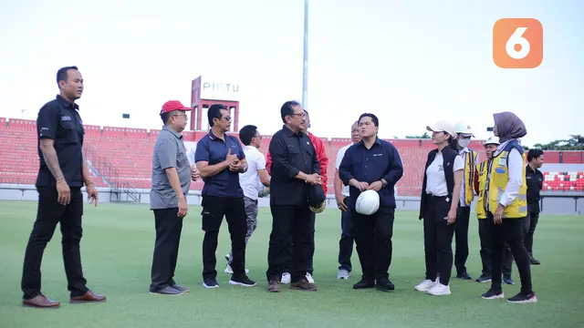 Foto: Tinjau Stadion I Wayan Dipta untuk Ajang Piala Dunia U-20 2023, Erick Thohir Minta Lahan Parkir Diperluas