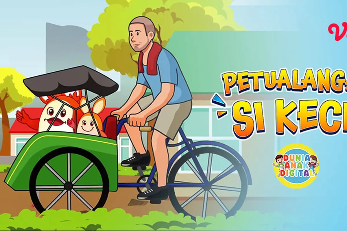 Animasi Dunia Anak Digital - Naik Becak