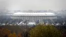 Suasana Stadion Luzhniki, Moscow, Senin,(20/10/2014). Stadion Luzhniki akan menjadi stadion untuk pembukaan dan penutupan Piala Dunia 2018 Rusia. (AFP/Alexander Nemenov)