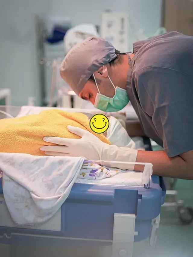 Momen Persalinan Anak Pertama Vebby Palwinta. (Sumber: Instagram/alirazibawazier)