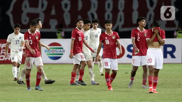 FOTO: Ekspresi Timnas Indonesia U-19 Saat Gagal Raih Poin Penuh
