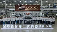 Cetak Rekor, Produksi Kendaraan Listrik BYD Tembus 16 Juta Unit