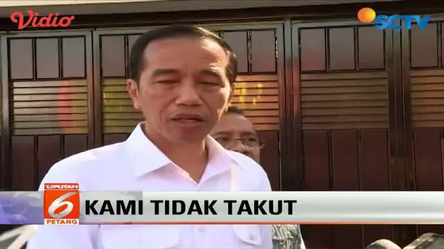 Usai kejadian bom di Kampung Melayu, Presiden Jokowii meminta agar masyarakat Ibu Kota tidak takut.