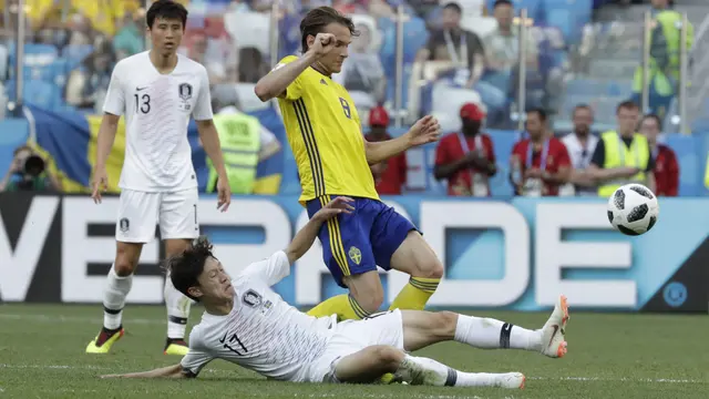 Swedia, Korea Selatan, Piala Dunia 2018