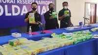 Barang bukti narkoba jenis sabu dari jaringan Malaysia yang pernah disita oleh Polda Riau. (Liputan6.com/M Syukur)