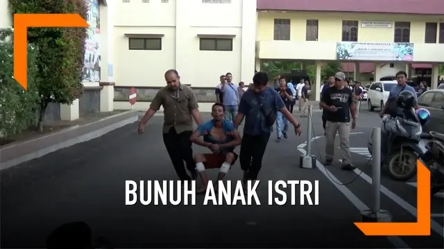 Suami pembunuh istri dan dua anaknya di Aceh, berhasil ditangkap polisi. Polisi harus menembak kaki pelaku karena berusaha kabur.
