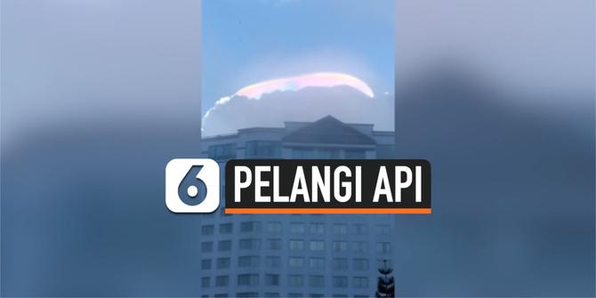 VIDEO: Penampakan Fenomena Pelangi Api di Langit Malaysia