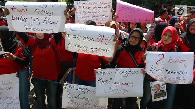 Tuntut Pesangon, Mantan Karyawan 7-Eleven Kembali Demo
