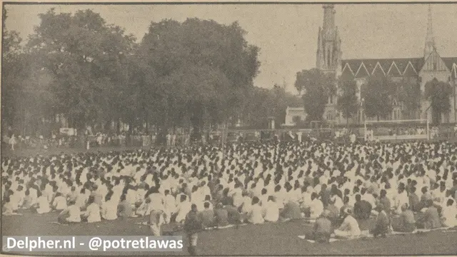 6 Potret Lawas Suasana Lebaran di Indonesia Tahun 1900-an, Penuh Kenangan