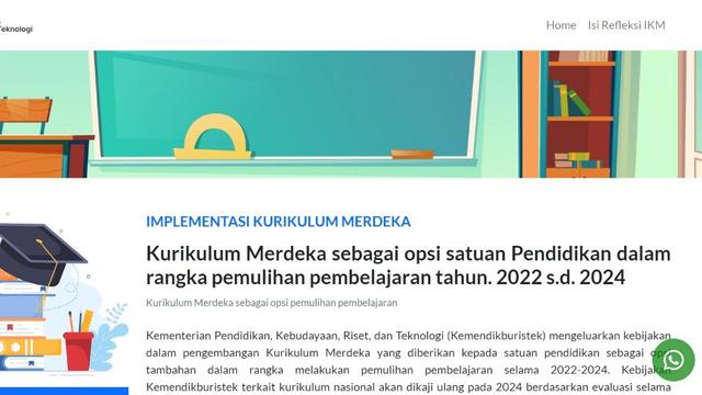 Kementerian Pendidikan, Kebudayaan, Riset, dan Teknologi (Kemendikburistek) mengeluarkan kebijakan dalam pengembangan Kurikulum Merdeka Belajar.
