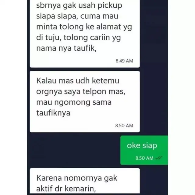 10 Chat Kocak Pelanggan Minta Tolong ke Driver Ojol Ini Bikin Geleng Kepala