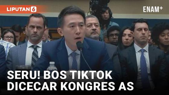 VIDEO: CEO TikTok Jawab Kongres AS, Influencer TikTok Pasrah