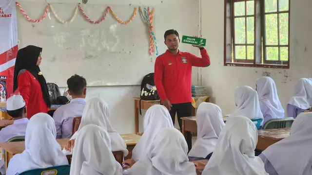 17 Kecamatan Aceh Utara Rawan Banjir, Tagana Kemensos Berikan Edukasi Siswa