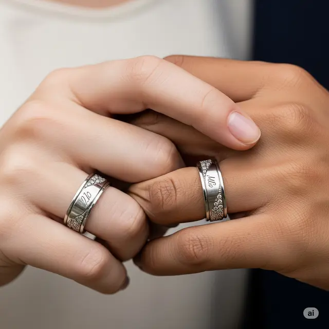 Couple Signet Personalisasi