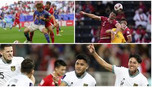 Kilas Balik Timnas Indonesia di Piala Asia: Edisi 2023 Paling Gemilang. (AFP dan AP)