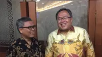 Menteri Ristek/Kepala BRIN Bambang Permadi Soemantri Brodjonegoro dan Rektor Telkom University Adiwijaya di Jakarta, Selasa (19/11/2019). (Lipuan6.com/ Humas Telkom Univers