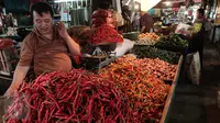 Harga Cabai Rawit Merah Berangsur Turun di Pasar Pulo Gadung