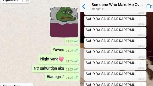 5 Chat Orang Bangunin Pacar Sahur Berujung Zonk Tapi Lucu