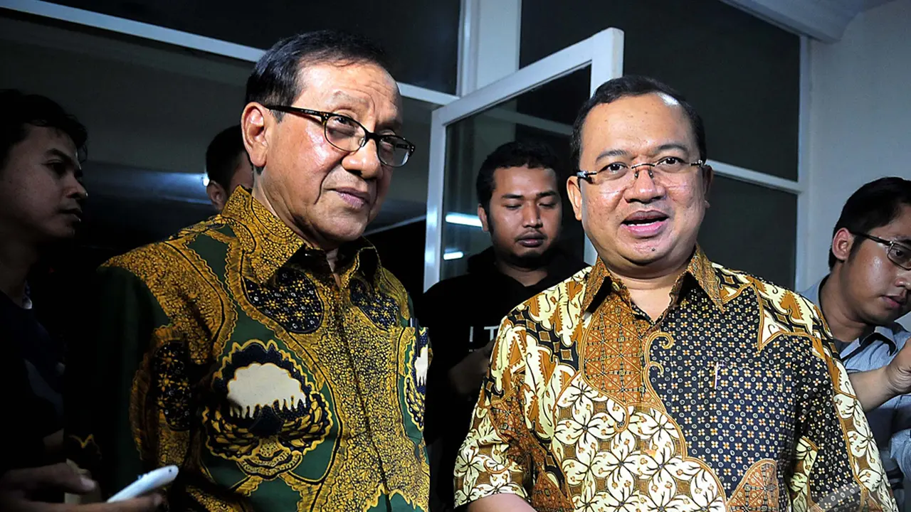 Calon Ketua Golkar Gelar Rapat Bareng Akbar Tanjung